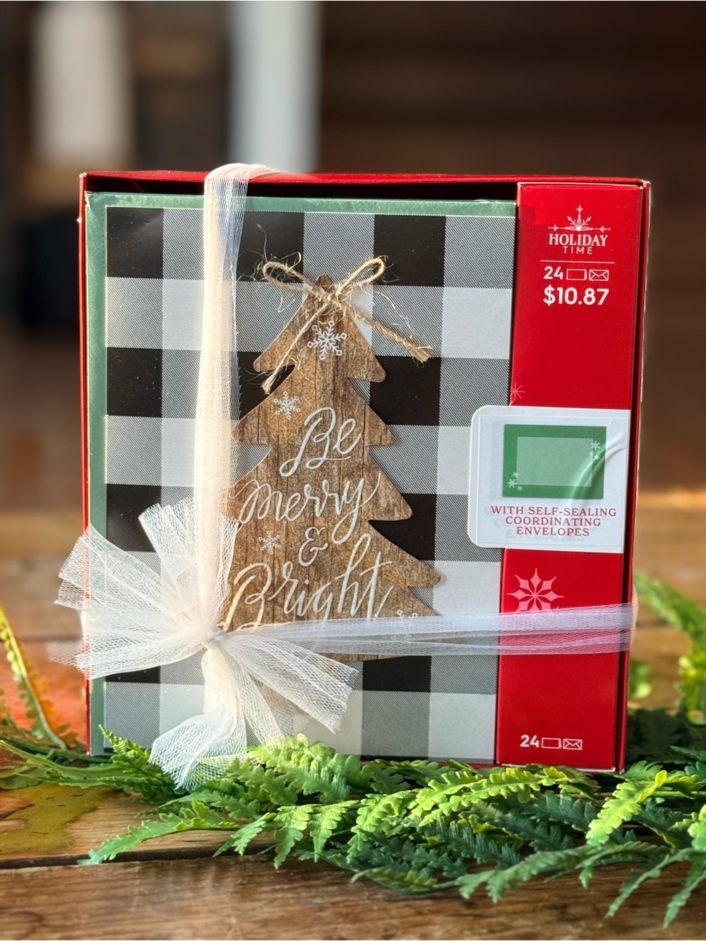 Holiday Time Holiday Greeting Card Set 24ct NEW